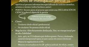 Lec2.3 ACTOS DE INVESTIGACIÓN (I) "Actos de investigación pericial" (umh1433 2014-15)