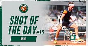 Shot of the day #15 Casper Ruud | Roland-Garros 2023