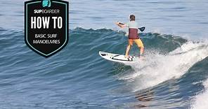 Basic SUP surfing manoeuvres / How to SUP surf videos