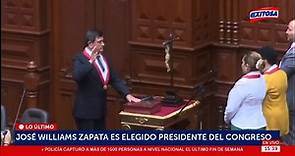 José Williams Zapata es elegido nuevo presidente del Congreso de la República