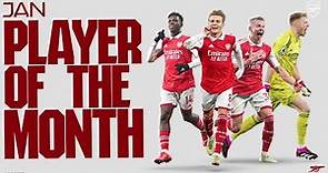 Arsenal's Player of the Month for January 2023 | Nketiah, Odegaard, Zinchenko or Ramsdale