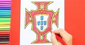 How to draw Portugal National Football Team Logo