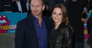 Geri Horner snubbed the chance to kiss husband Christian at first meeting