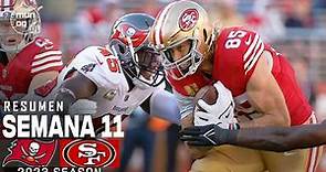 Tampa Bay Buccaneers vs. San Francisco 49ers | Semana 11 NFL 2023 | NFL Highlights Resumen en españo