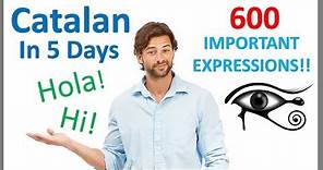 Learn Catalan in 5 days- Conversation for Beginners