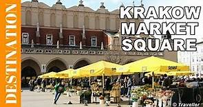 Kraków Market Square - Walking Tour of the Square - Krakow Travel video