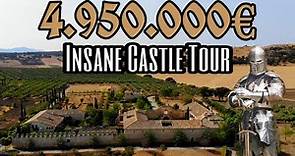 Spanish 16th Century CASTLE TOUR with its own Prison & Olive grove on 12 hectares / Ronda, Spain
