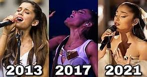 Ariana Grande's BEST high notes EACH year (2012 - 2021)