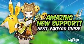 AMAZING NEW HEALER! Complete Yaoyao Guide - Best Artifacts, Weapons & Teams | Genshin Impact
