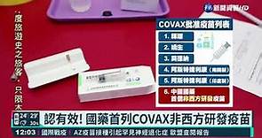 全球第6款! 中國國藥疫苗列入COVAX｜華視新聞 20210508