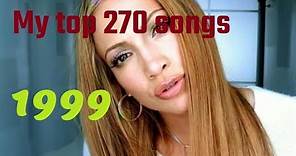 My top 270 of 1999 songs