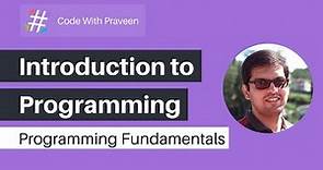 Fundamentals of Programming Languages #1 | Introduction to Programming Fundamentals