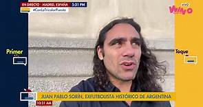 Entrevista con Juan Pablo Sorín, exfutbolista argentino
