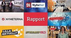 Swedish TV News Intros 2020 / Openings Compilation (HD)