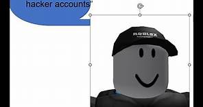 About the "John Doe" and "Jane Doe" Roblox accounts
