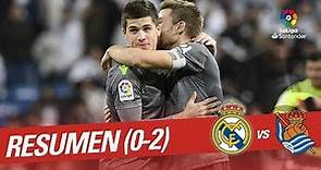 Resumen de Real Madrid vs Real Sociedad (0-2)