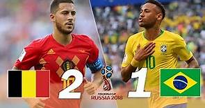 Bélgica 2 x 1 Brasil - melhores momentos (HD 720P) Copa do Mundo 2018