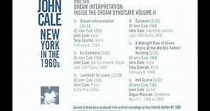 John Cale - Inside the dream syndicate - Dream Interpretation (1969)