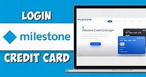 Milestone Credit Card Login to MyMilestoneCard.com | Milestone Gold MasterCard Sign In