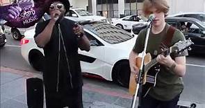 Rap Will i am William James Adams Sings With Street Musician