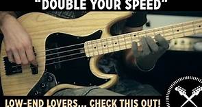 Double Your Speed - Bass Lesson with Scott Devine
