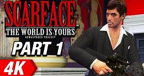 Scarface: The World Is Yours Remastered Project - Part 1 - Mansion Escape [4K 60fps]
