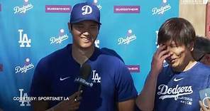 2024 Dodgers Spring Training: Shohei Ohtani discusses getting married
