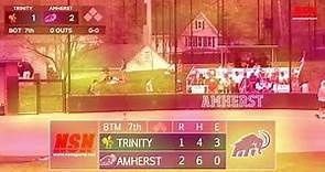 Softball: Amherst vs. Trinity Highlights (4/15/23)