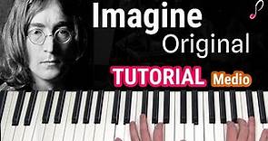 Como tocar "Imagine"(John Lennon) - Piano tutorial y partitura