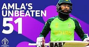 Hashim Amla's Unbeaten 51 in Warm-up Game | ICC Cricket World Cup 2019