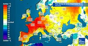 Europe weather: Latest five-day temperature forecast