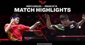 Wang Chuqin vs Quek Izaac | MS R16 | Singapore Smash 2023