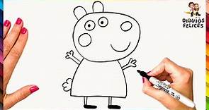 Cómo Dibujar A Suzy La Oveja De Peppa Pig 🐑 Dibujos Para Niños