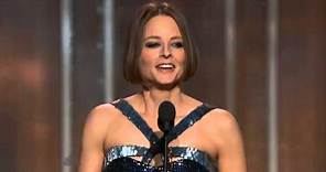 Jodie Foster - Golden Globes 2013 Full Speech. [Extraordinary]