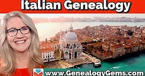 Italian Family History and Genealogy