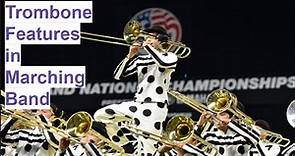 Trombone Features in Marching Band