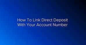 MyCast&Crew (U.S.): How To Link Direct Deposit With Your Account Number