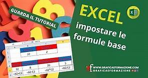 Tutorial Excel: come impostare una formula ➕ ➖ ➗ ✖️
