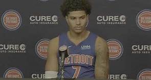 Killian Hayes Full Interview Detroit Pistons Media Day 2023