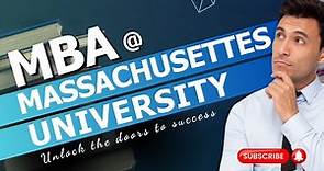 MBA at the University of Massachusetts Amherst 2024 | #universityofmassachusetts