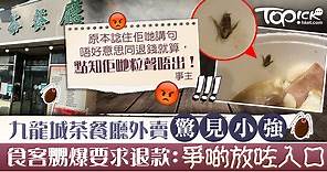 【食不安心】九龍城茶餐廳外賣驚見小強　食客嬲爆要求退款：爭啲放咗入口 - 香港經濟日報 - TOPick - 健康 - 食用安全