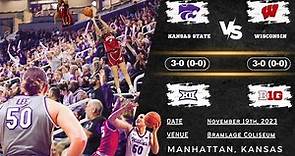 Kansas State vs Wisconsin | NCAA Women's Basketball | 11.19.23