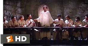 The Greatest Story Ever Told (1965) - The Last Supper Scene (8/11) | Movieclips
