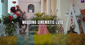 5 FREE Wedding Color Luts | Wedding Cinematic Luts | Presets | Wedding Color Grading Premiere Pro