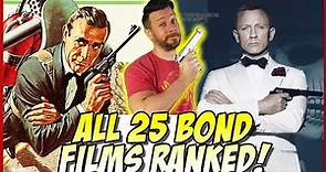All 25 James Bond Films Ranked (Dr. No to No Time to Die)