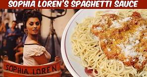 Sophia Loren Spaghetti Sauce Recipe - Authentic Neapolitan Tomato Sauce