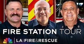 Fire Station Tour | LA Fire & Rescue | NBC