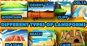 Different Types of Landforms | What are Landforms? Beginner's Geography | Physical Features of earth
