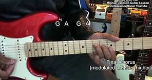 How To Play Michael Jackson ROCK WITH YOU Detailed Guitar Lesson @EricBlackmonGuitar