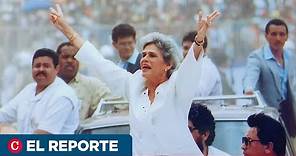 Expresidenta Violeta Barrios de Chamorro se traslada a Costa Rica